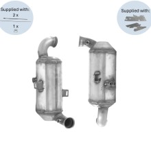 Homologated Diesel Catalytic Converter & DPF - Max Euro Level 5 1608040580 BM11783H