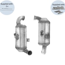 Homologated Diesel Catalytic Converter & DPF - Max Euro Level 5 1606857180 BM11784H