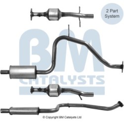 Catalytic Converter BM CATALYSTS BM92601H OE Ref PEG82055X