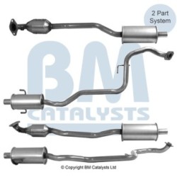 Catalytic Converter BM CATALYSTS BM92866H OE Ref 174100Y120 BM CATALYSTS