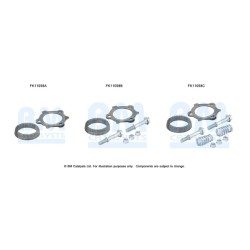 Diesel Particulate Filter Fitting Kit BM CATALYSTS FK11058 BM CATALYSTS