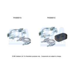 Exhaust Pipe Fitting Kit BM CATALYSTS FK50001 BM CATALYSTS