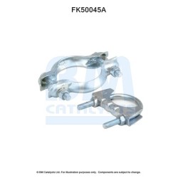 Exhaust Pipe Fitting Kit BM CATALYSTS FK50045