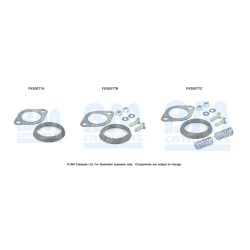 Exhaust Pipe Fitting Kit BM CATALYSTS FK50077 BM CATALYSTS