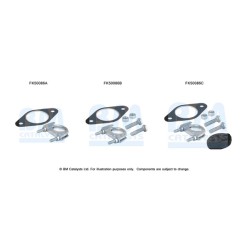 Exhaust Pipe Fitting Kit BM CATALYSTS FK50086 BM CATALYSTS