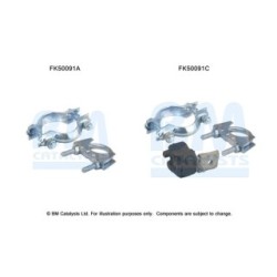 Exhaust Pipe Fitting Kit BM CATALYSTS FK50091 BM CATALYSTS