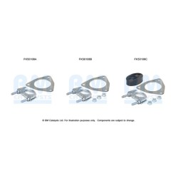 Exhaust Pipe Fitting Kit BM CATALYSTS FK50108 BM CATALYSTS