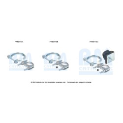 Exhaust Pipe Fitting Kit BM CATALYSTS FK50113 BM CATALYSTS