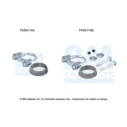Exhaust Pipe Fitting Kit BM CATALYSTS FK50114