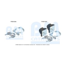 Exhaust Pipe Fitting Kit BM CATALYSTS FK50120 BM CATALYSTS