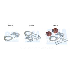 Exhaust Pipe Fitting Kit BM CATALYSTS FK50122 BM CATALYSTS
