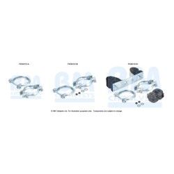 Exhaust Pipe Fitting Kit BM CATALYSTS FK50131 BM CATALYSTS
