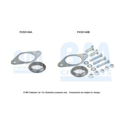 Exhaust Pipe Fitting Kit BM CATALYSTS FK50149