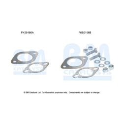 Exhaust Pipe Fitting Kit BM CATALYSTS FK50166