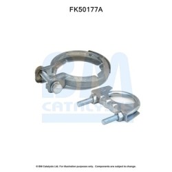 Exhaust Pipe Fitting Kit BM CATALYSTS FK50177