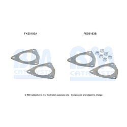 Exhaust Pipe Fitting Kit BM CATALYSTS FK50193