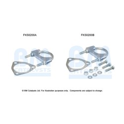 Exhaust Pipe Fitting Kit BM CATALYSTS FK50200