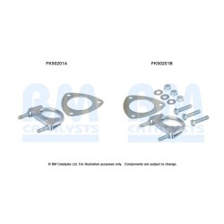 Exhaust Pipe Fitting Kit BM CATALYSTS FK50201
