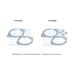 Exhaust Pipe Fitting Kit BM CATALYSTS FK50209