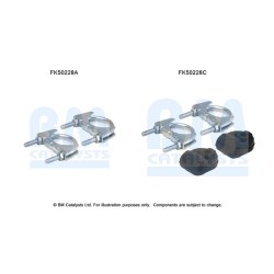 Exhaust Pipe Fitting Kit BM CATALYSTS FK50228 BM CATALYSTS