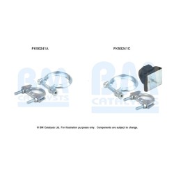 Exhaust Pipe Fitting Kit BM CATALYSTS FK50241 BM CATALYSTS