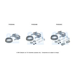 Exhaust Pipe Fitting Kit BM CATALYSTS FK50246 BM CATALYSTS