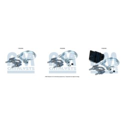 Exhaust Pipe Fitting Kit BM CATALYSTS FK50249 BM CATALYSTS