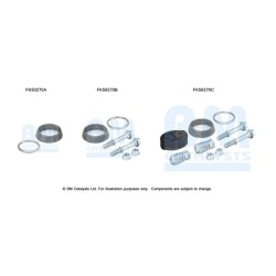 Exhaust Pipe Fitting Kit BM CATALYSTS FK50270 BM CATALYSTS