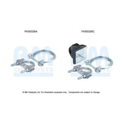 Exhaust Pipe Fitting Kit BM CATALYSTS FK50326 BM CATALYSTS