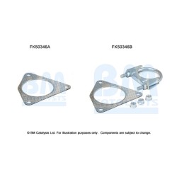 Exhaust Pipe Fitting Kit BM CATALYSTS FK50346