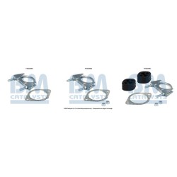Exhaust Pipe Fitting Kit BM CATALYSTS FK50348 BM CATALYSTS
