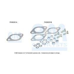 Exhaust Pipe Fitting Kit BM CATALYSTS FK50351