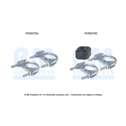 Exhaust Pipe Fitting Kit BM CATALYSTS FK50370 BM CATALYSTS