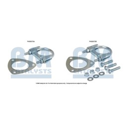 Exhaust Pipe Fitting Kit BM CATALYSTS FK50373