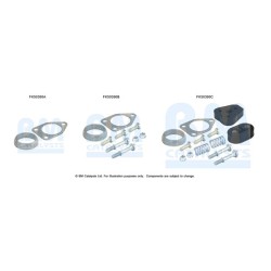 Exhaust Pipe Fitting Kit BM CATALYSTS FK50390 BM CATALYSTS