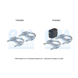 Exhaust Pipe Fitting Kit BM CATALYSTS FK50399 BM CATALYSTS