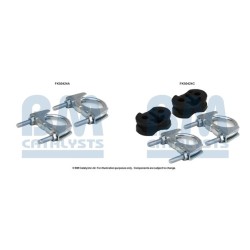 Exhaust Pipe Fitting Kit BM CATALYSTS FK50424 BM CATALYSTS