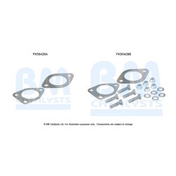 Exhaust Pipe Fitting Kit BM CATALYSTS FK50429
