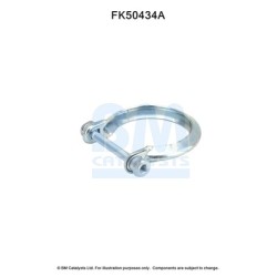 Exhaust Pipe Fitting Kit BM CATALYSTS FK50434