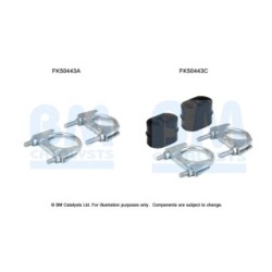 Exhaust Pipe Fitting Kit BM CATALYSTS FK50443 BM CATALYSTS