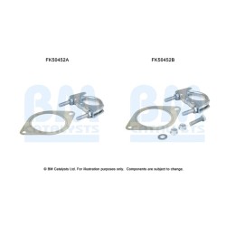 Exhaust Pipe Fitting Kit BM CATALYSTS FK50452