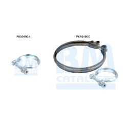 Exhaust Pipe Fitting Kit BM CATALYSTS FK50490 BM CATALYSTS
