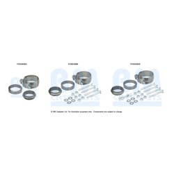 Exhaust Pipe Fitting Kit BM CATALYSTS FK50498 BM CATALYSTS