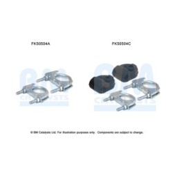 Exhaust Pipe Fitting Kit BM CATALYSTS FK50504 BM CATALYSTS