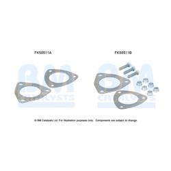 Exhaust Pipe Fitting Kit BM CATALYSTS FK50511