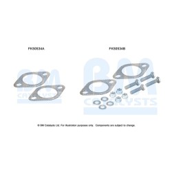 Exhaust Pipe Fitting Kit BM CATALYSTS FK50534