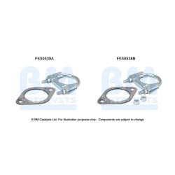 Exhaust Pipe Fitting Kit BM CATALYSTS FK50538