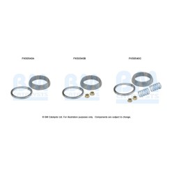 Exhaust Pipe Fitting Kit BM CATALYSTS FK50540 BM CATALYSTS
