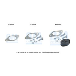 Exhaust Pipe Fitting Kit BM CATALYSTS FK50555 BM CATALYSTS