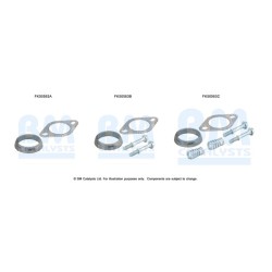 Exhaust Pipe Fitting Kit BM CATALYSTS FK50563 BM CATALYSTS